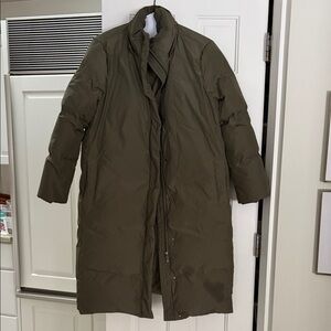 Jenni Kayne Olive Green Puffer Coat